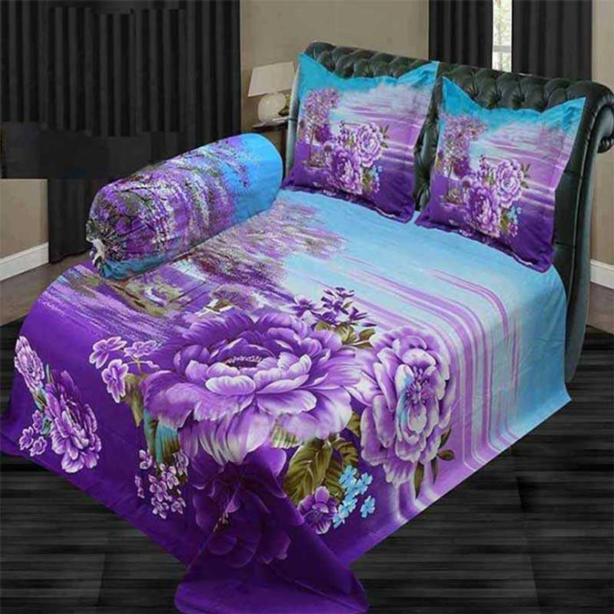 King Size Hometex Home Bed Sheet Set