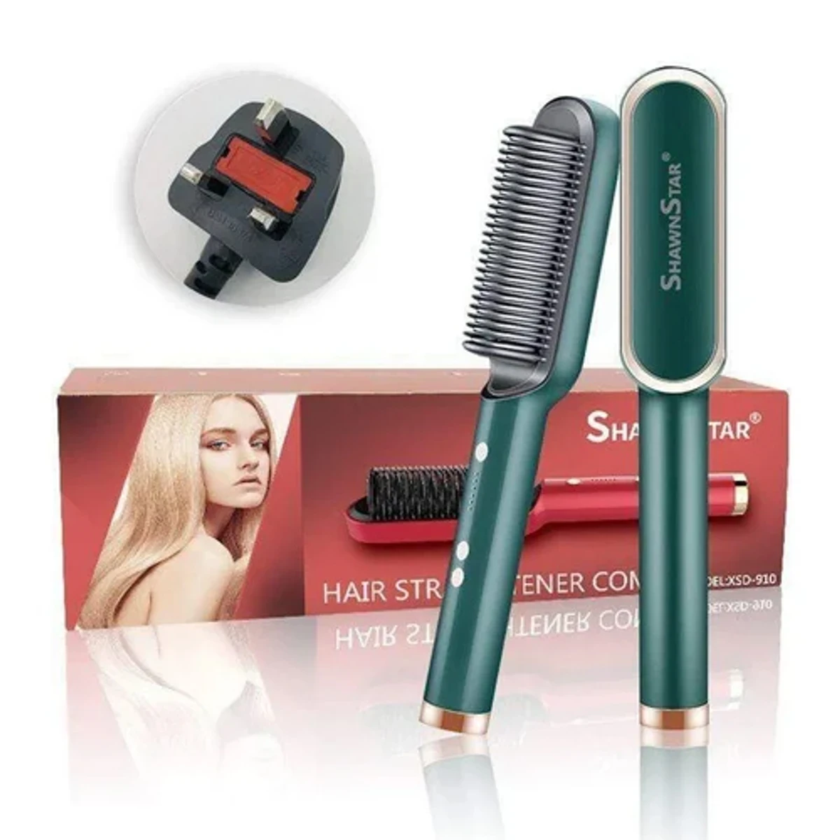 Smart Hair Straightener Brush - Image 4