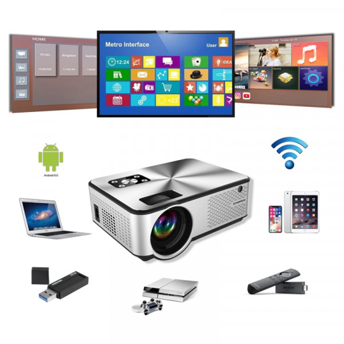 C9 WiFi LED Projector