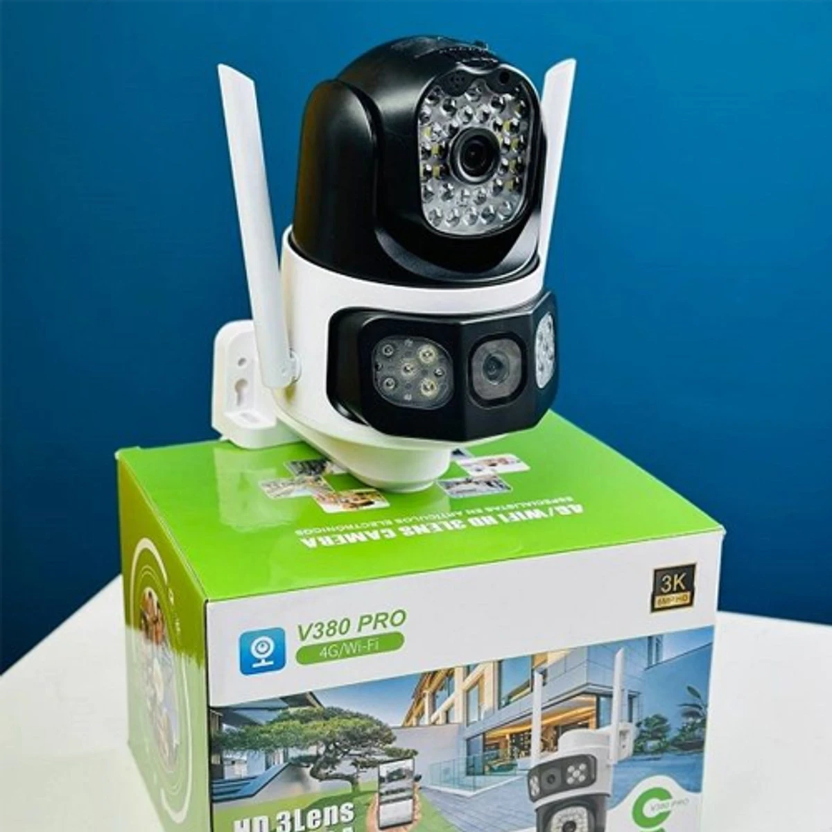 V380 Pro Wifi 3 Lens HD IP Camera