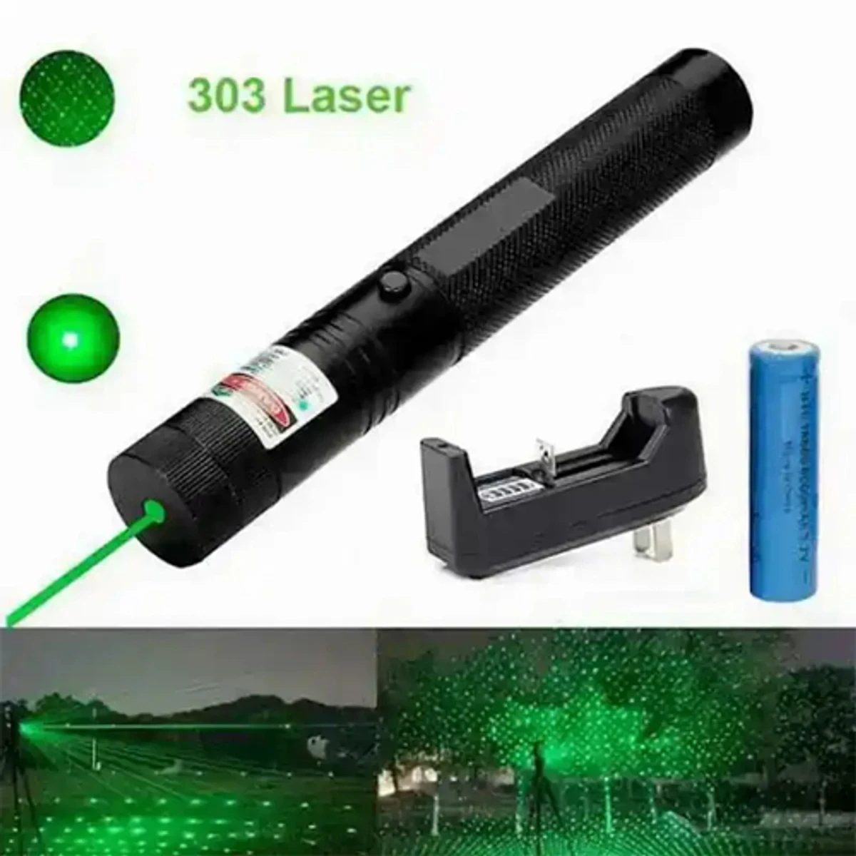 Green Rechargeable Laser Pinner Laser Light - Image 3