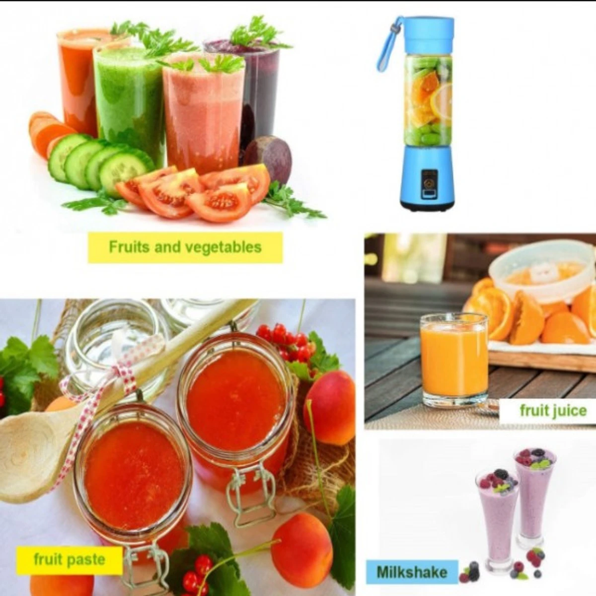 Portable Rechargeable USB Blender