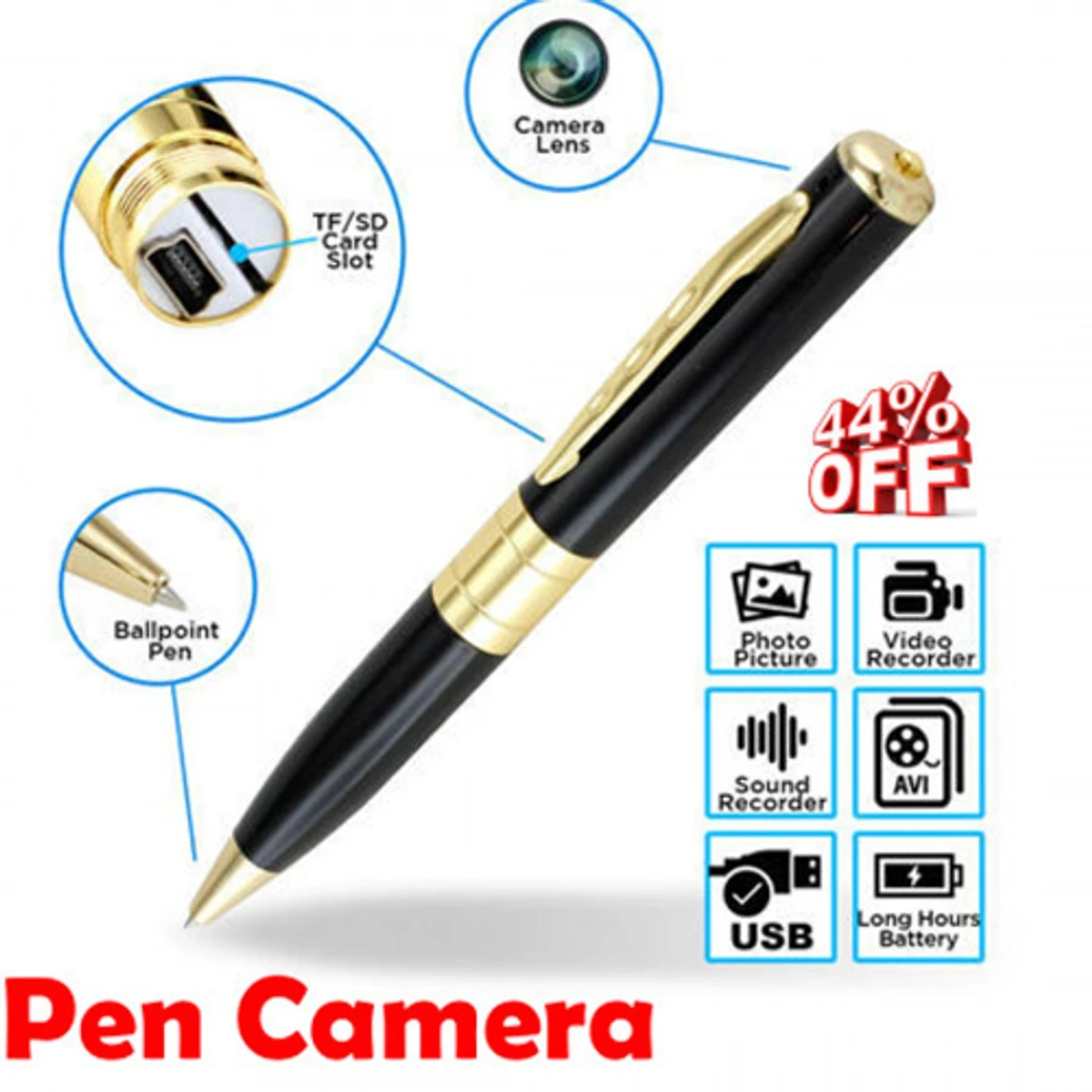 Digital Video Camera with pen 32GB Memory Supported - Image 4