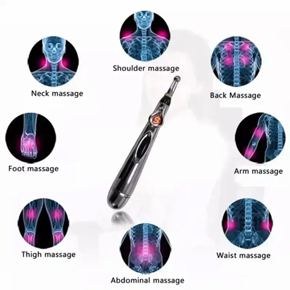 Acupuncture Magnet Therapy Heal Massage Pen