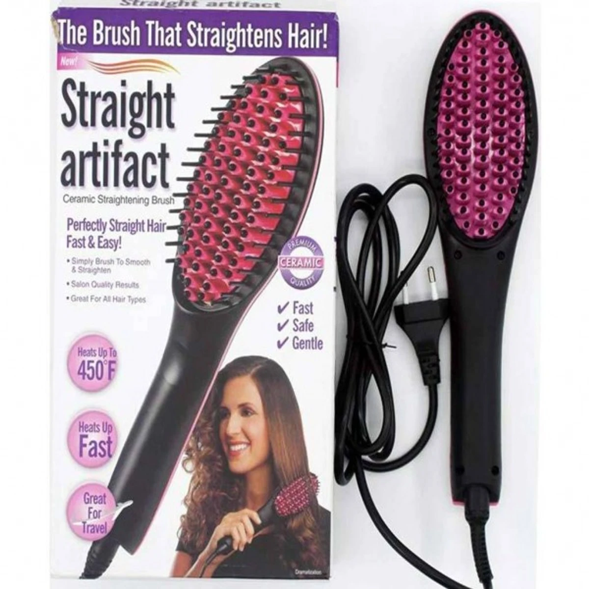 Hair Straightener Brush