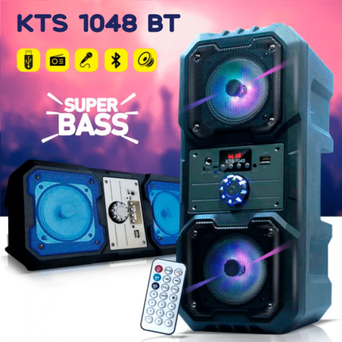 KTS-1048 Rechargeable Bluetooth Karaoke Speaker