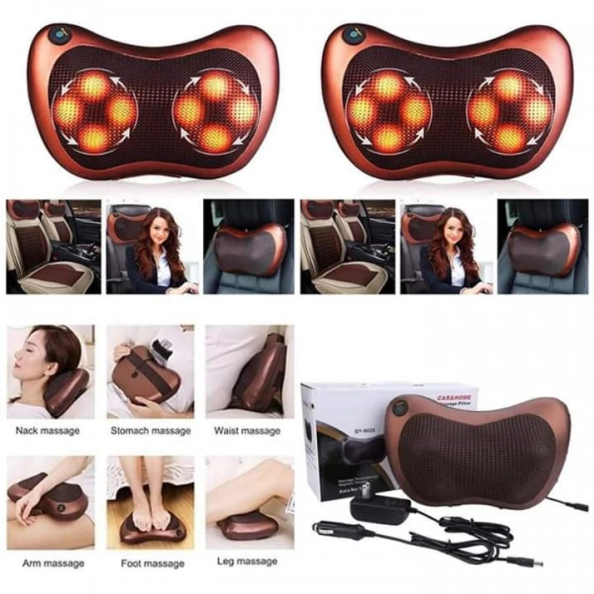 Car and Home Massage Pillow