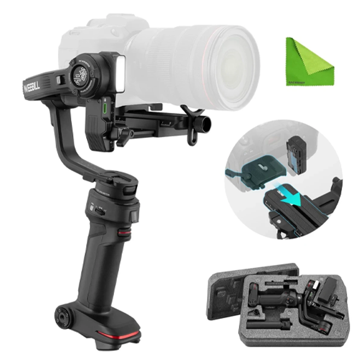 Zhiyun Weebill S 3-Axis Gimbal Stabilizer For DSLR & Mirrorless Camera