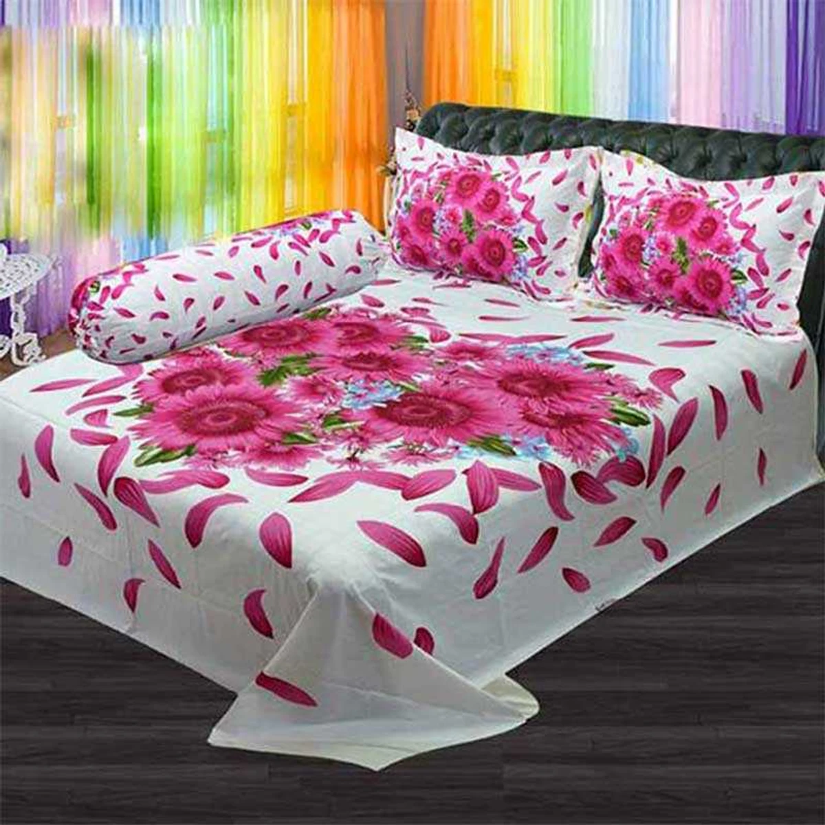 King Size Hometex Home Bed Sheet Set