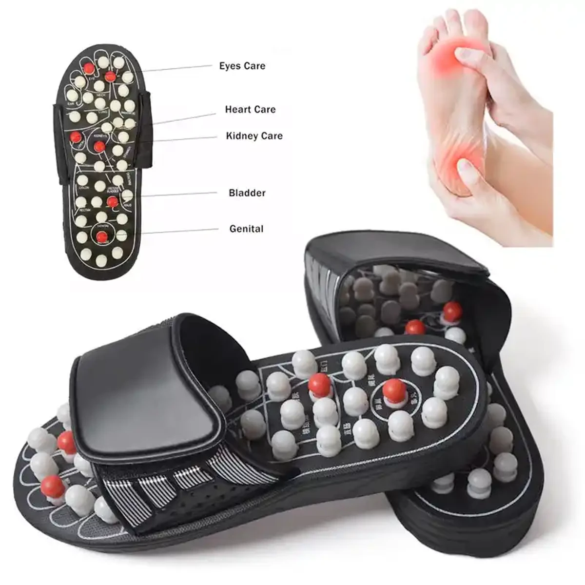 Acupuncture Therapy Massager Footwear