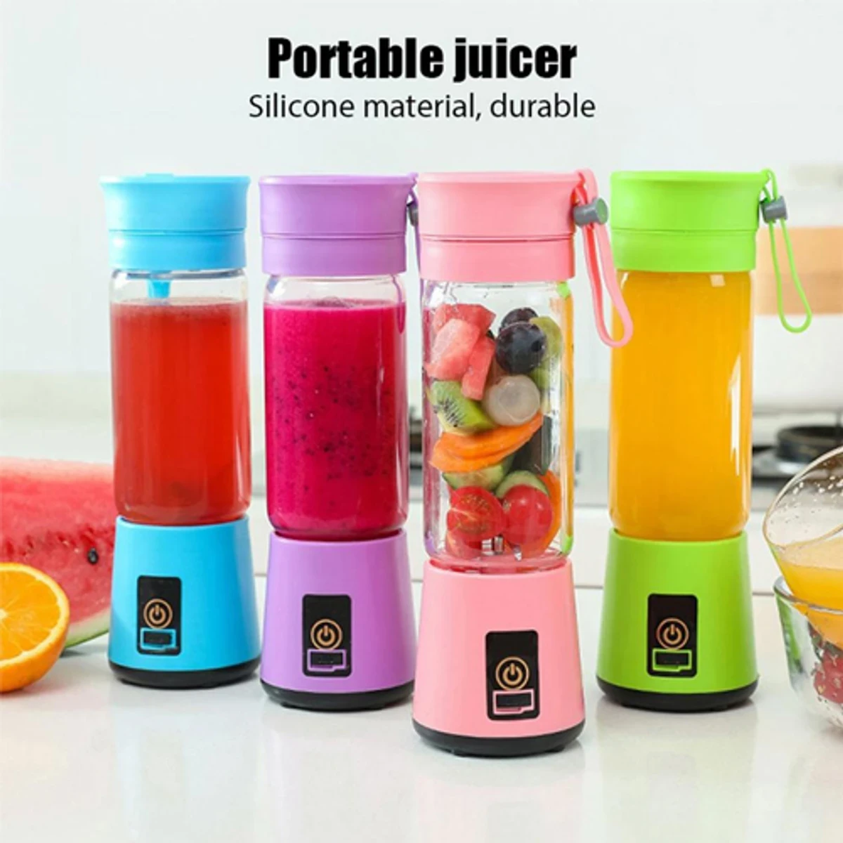 USB Rechargeable Portable Electric Fruit Juicer