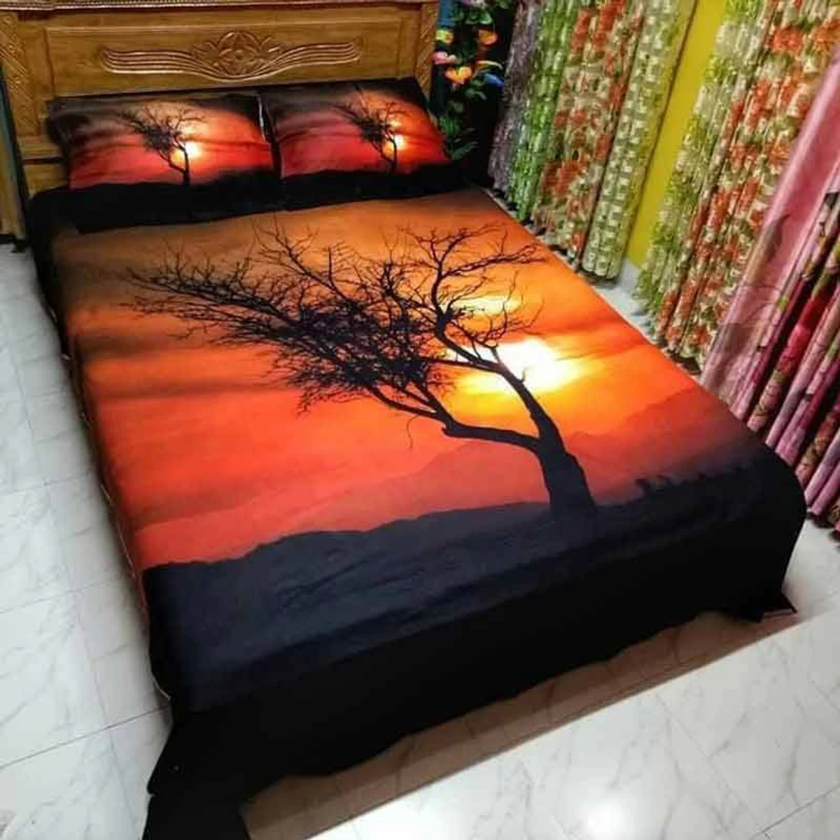 New Design Bed Sheet Design