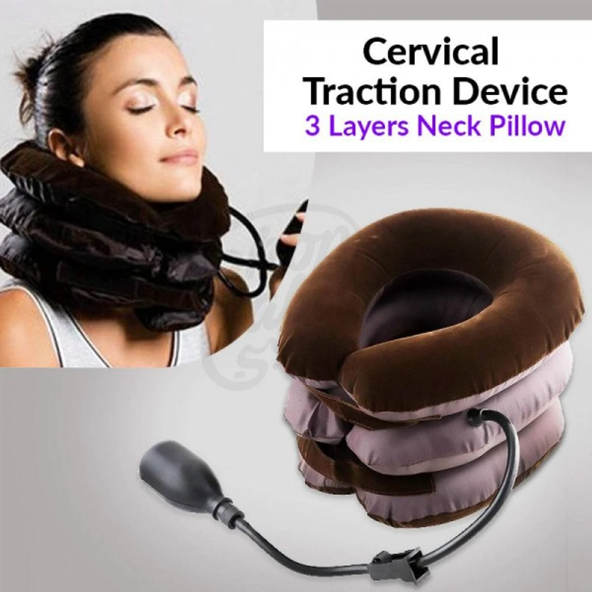 3 Layer Cervical Neck Pillow