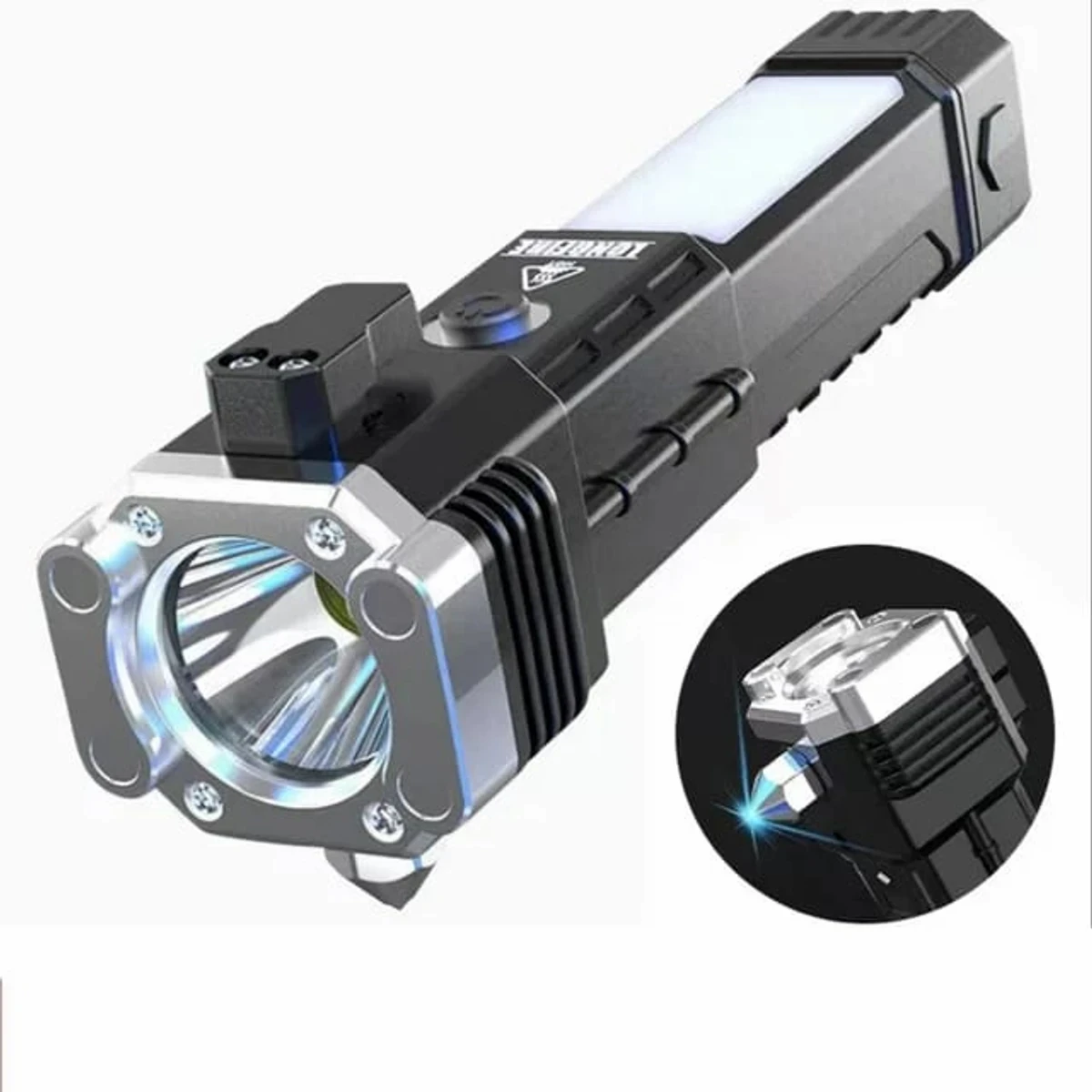 Hi Power 5 in 1 Torch Light With Power Bank