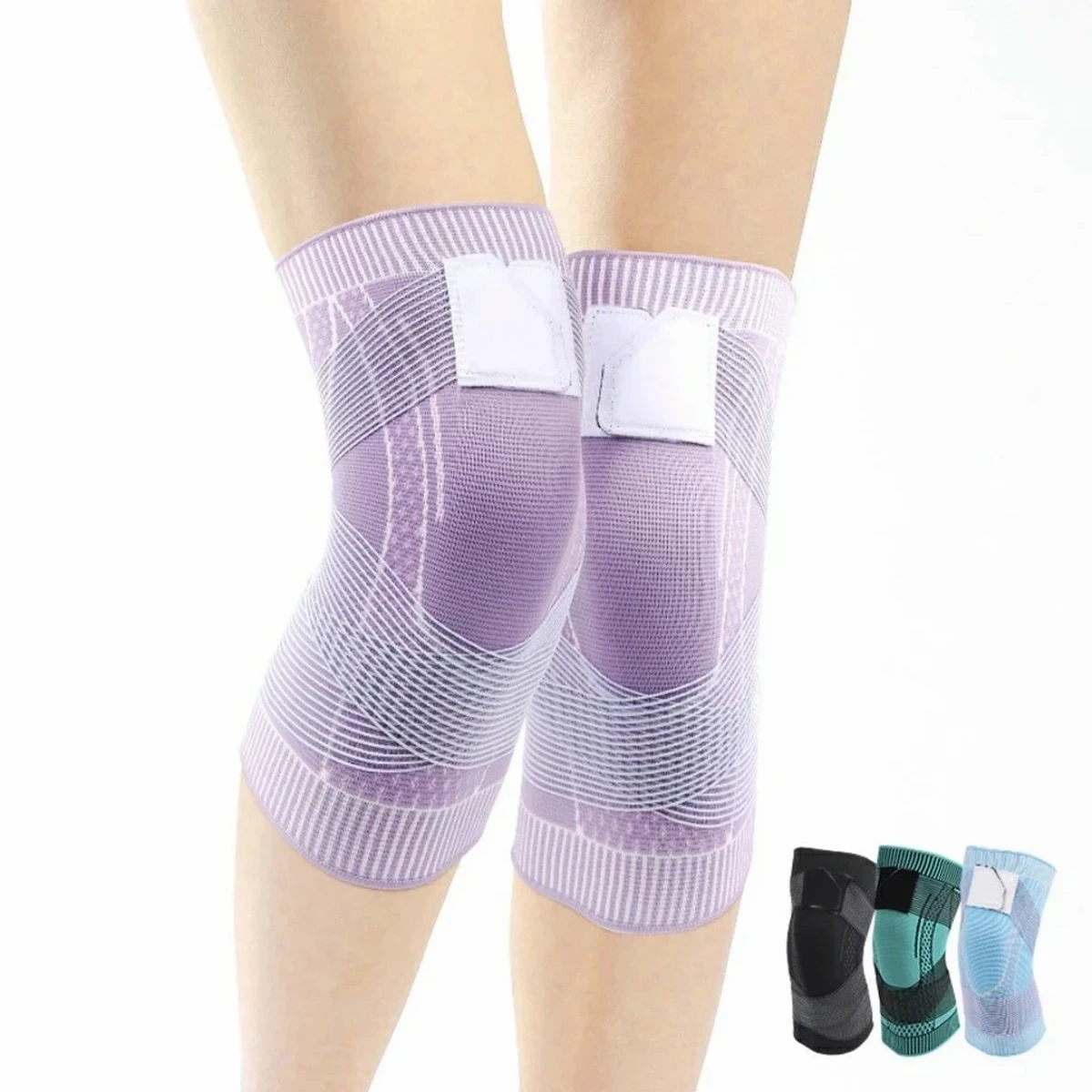 Original Knee Support Compression Strap Sleeve Ligament adjustable (1 picas )