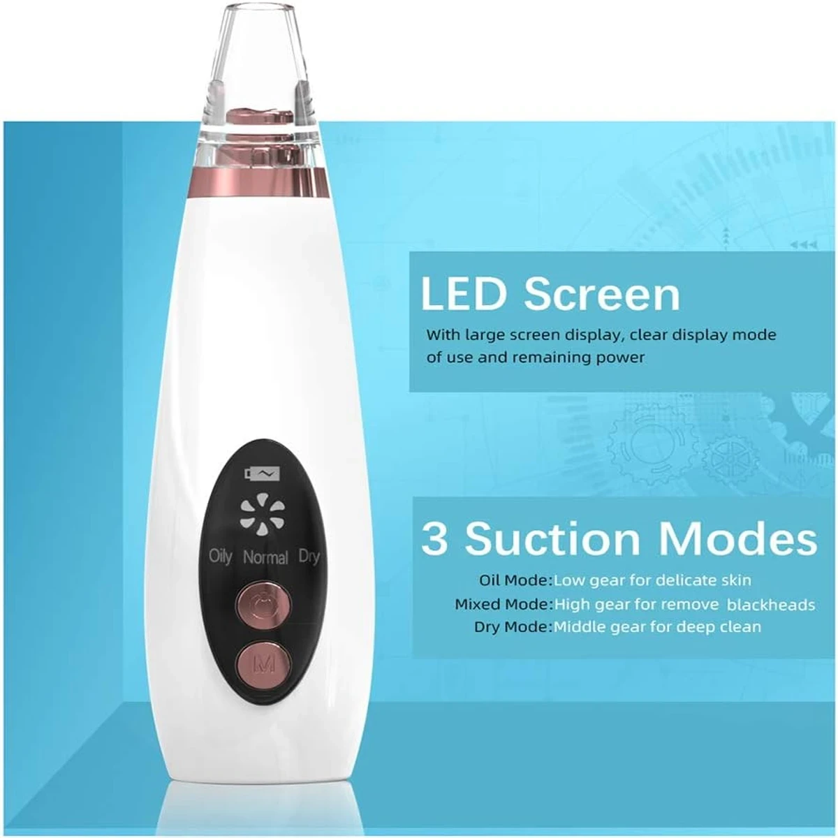 Rechargeable Blackhead Suction Device